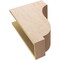 Ekena Millwork 7"W x 14"D x 21"H Classic Van Buren Rough Cedar Woodgrain TimberThane Corbel, Primed Tan CORUR07X14X21VANRCPR - alternate 4